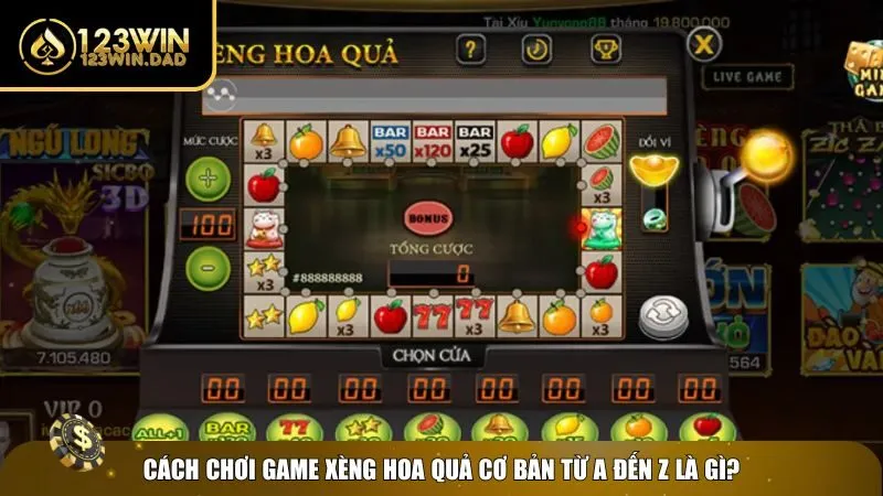 Cách chơi game xèng hoa quả cơ bản nhất