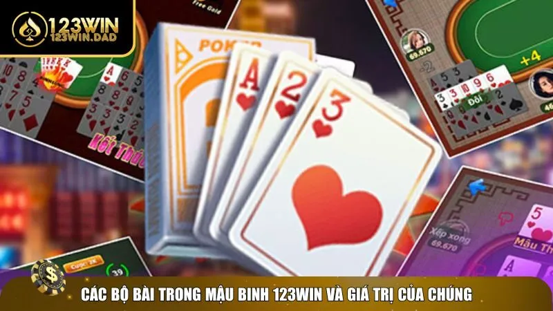 Bộ bài cần biết trong game Mậu Binh 123win