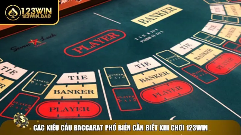 Nắm bắt các dạng cầu game Baccarat 123win