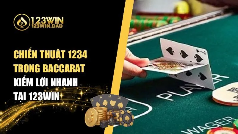 Chiến Thuật 1234 Trong Baccarat – Hái Bạc Triệu Cùng 123win
